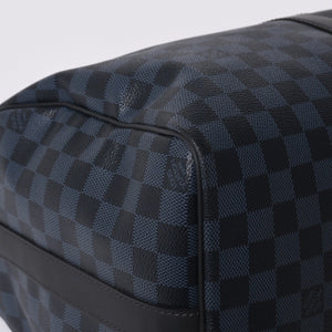 Like new LOUIS VUITTON Keepall Bandouliere 45 Boston bag 2WAY Damier Ecobalt N41349 Used 4a000668
