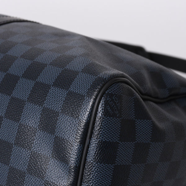 Like new LOUIS VUITTON Keepall Bandouliere 45 Boston bag 2WAY Damier Ecobalt N41349 Used 4a000668