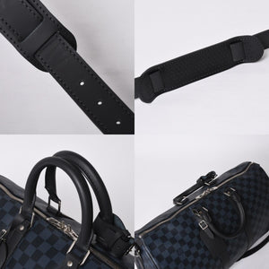 Like new LOUIS VUITTON Keepall Bandouliere 45 Boston bag 2WAY Damier Ecobalt N41349 Used 4a000668