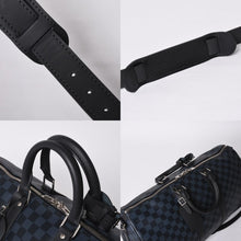 画像をギャラリービューアに読み込む, 新品同様 LOUIS VUITTON ルイヴィトン キーポル バンドリエール 45 ボストンバッグ 2WAY ダミエコバルト N41349 中古 4a000668