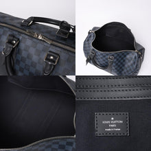 画像をギャラリービューアに読み込む, 新品同様 LOUIS VUITTON ルイヴィトン キーポル バンドリエール 45 ボストンバッグ 2WAY ダミエコバルト N41349 中古 4a000668