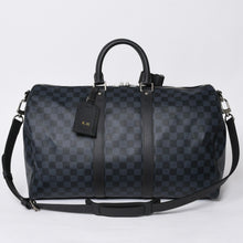 画像をギャラリービューアに読み込む, 新品同様 LOUIS VUITTON ルイヴィトン キーポル バンドリエール 45 ボストンバッグ 2WAY ダミエコバルト N41349 中古 4a000668