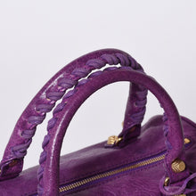 画像をギャラリービューアに読み込む, 極美品 BALENCIAGA バレンシアガ クラシックミニツィギー 2WAY ハンドバッグ ショルダーバッグ パープル 331684 中古 4a000380
