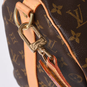 新品同様 LOUIS VUITTON ルイヴィトン キーポル バンドリエール45 ボストンバッグ M41418 モノグラム ブラウン ゴールド金具 中古 4a000667