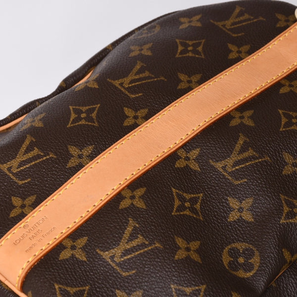 新品同様 LOUIS VUITTON ルイヴィトン キーポル バンドリエール45 ボストンバッグ M41418 モノグラム ブラウン ゴールド金具 中古 4a000667