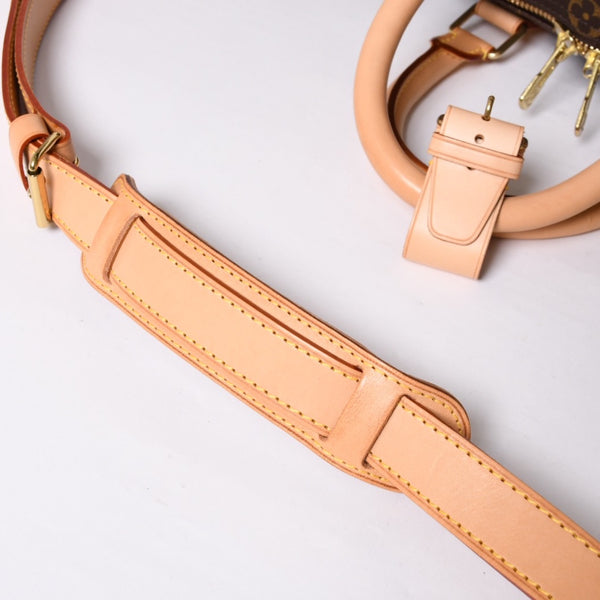新品同様 LOUIS VUITTON ルイヴィトン キーポル バンドリエール45 ボストンバッグ M41418 モノグラム ブラウン ゴールド金具 中古 4a000667