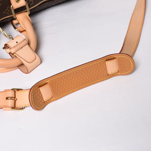 新品同様 LOUIS VUITTON ルイヴィトン キーポル バンドリエール45 ボストンバッグ M41418 モノグラム ブラウン ゴールド金具 中古 4a000667