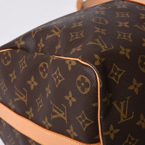 新品同様 LOUIS VUITTON ルイヴィトン キーポル バンドリエール45 ボストンバッグ M41418 モノグラム ブラウン ゴールド金具 中古 4a000667
