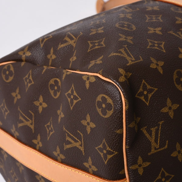 新品同様 LOUIS VUITTON ルイヴィトン キーポル バンドリエール45 ボストンバッグ M41418 モノグラム ブラウン ゴールド金具 中古 4a000667