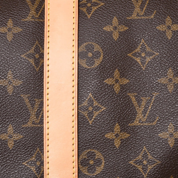 新品同様 LOUIS VUITTON ルイヴィトン キーポル バンドリエール45 ボストンバッグ M41418 モノグラム ブラウン ゴールド金具 中古 4a000667