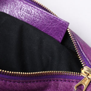 Very Good Condition BALENCIAGA Classic Mini Twiggy 2WAY Handbag Shoulder Bag Purple 331684 Used 4a000380