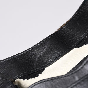 BALENCIAGA バレンシアガ CITY BAG シティバッグ Shoulder Bag ショルダーバッグ キャンバスレザー ブラック ホワイト 103208・9382 美品 中古 4a000878