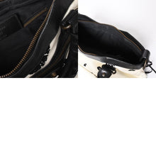 画像をギャラリービューアに読み込む, BALENCIAGA バレンシアガ CITY BAG シティバッグ Shoulder Bag ショルダーバッグ キャンバスレザー ブラック ホワイト 103208・9382 美品 中古 4a000878