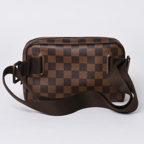 LOUIS VUITTON Damier Bum Bag Brooklyn N41101 CA2190 Brown Good Condition Used 4a000936