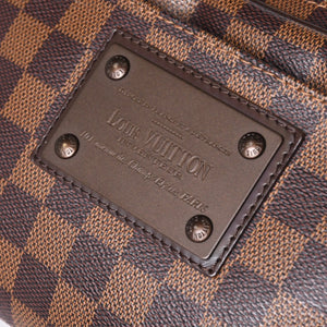 LOUIS VUITTON Damier Bum Bag Brooklyn N41101 CA2190 Brown Good Condition Used 4a000936