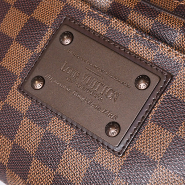 LOUIS VUITTON Damier Bum Bag Brooklyn N41101 CA2190 Brown Good Condition Used 4a000936