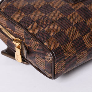 LOUIS VUITTON Damier Bum Bag Brooklyn N41101 CA2190 Brown Good Condition Used 4a000936