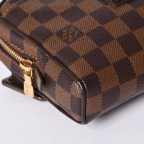 LOUIS VUITTON Damier Bum Bag Brooklyn N41101 CA2190 Brown Good Condition Used 4a000936