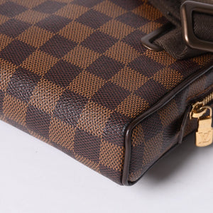 LOUIS VUITTON Damier Bum Bag Brooklyn N41101 CA2190 Brown Good Condition Used 4a000936
