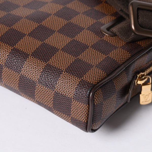 LOUIS VUITTON Damier Bum Bag Brooklyn N41101 CA2190 Brown Good Condition Used 4a000936