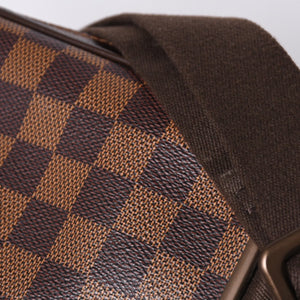 LOUIS VUITTON Damier Bum Bag Brooklyn N41101 CA2190 Brown Good Condition Used 4a000936