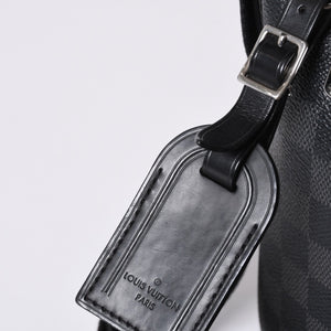 LOUIS VUITTON Mick PM N40003 CA2157 Damier Graphite Canvas Black Good Condition Used 4a000242