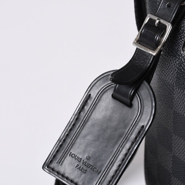 LOUIS VUITTON Mick PM N40003 CA2157 Damier Graphite Canvas Black Good Condition Used 4a000242