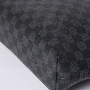 LOUIS VUITTON Mick PM N40003 CA2157 Damier Graphite Canvas Black Good Condition Used 4a000242