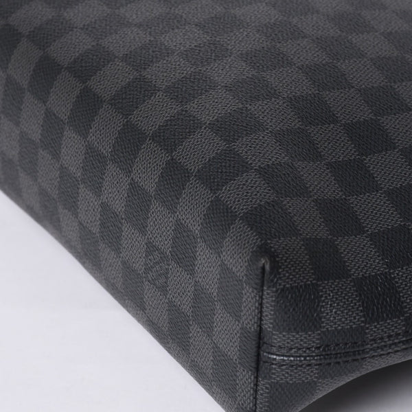LOUIS VUITTON Mick PM N40003 CA2157 Damier Graphite Canvas Black Good Condition Used 4a000242
