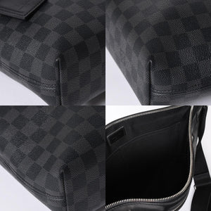 LOUIS VUITTON Mick PM N40003 CA2157 Damier Graphite Canvas Black Good Condition Used 4a000242
