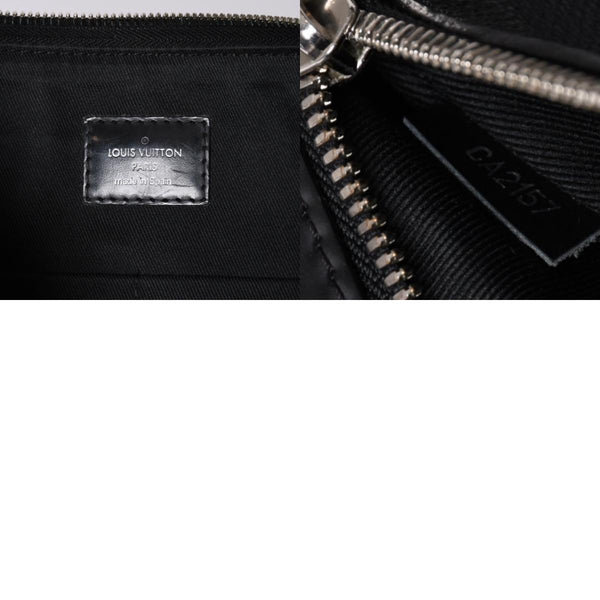 LOUIS VUITTON Mick PM N40003 CA2157 Damier Graphite Canvas Black Good Condition Used 4a000242