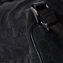 画像をギャラリービューアに読み込む, GUCCI グッチ GGキャンバス ジャッキー リュックサック バックパック メンズ キャンバス レザー Black ブラック 114552 美品 中古 4a000196