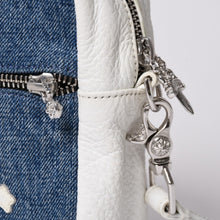 画像をギャラリービューアに読み込む, 極美品 CHROME HEARTS クロムハーツ TAKA MINI タカミニ セメタリークロス ショルダーバッグ デニム 中古 4a002534