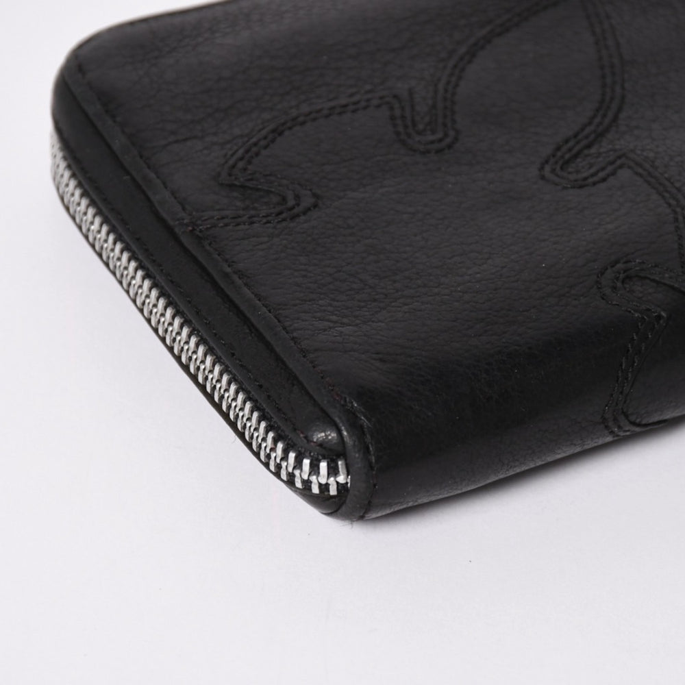 CHROME HEARTS REC F ZIP Double Flarenie Round Zip Wallet Destroy Long Wallet Dagger Zip Silver 925 Good Condition Used 4a002368