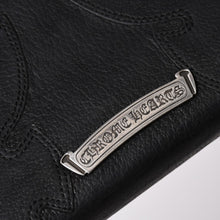 画像をギャラリービューアに読み込む, CHROME HEARTS クロムハーツ REC F ZIP ダブルフレアニー ラウンドジップウォレットデストロイ 長財布 ダガージップ シルバー925 美品 中古 4a002368