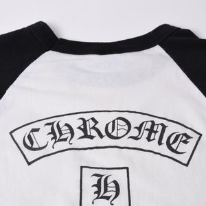 CHROME HEARTS Cut-off tank top Nose sleeve Size M Vine dagger Raglan White Good used 4a000562