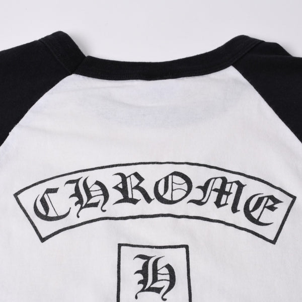 CHROME HEARTS Cut-off tank top Nose sleeve Size M Vine dagger Raglan White Good used 4a000562