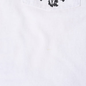 CHROME HEARTS Cut-off tank top Nose sleeve Size M Vine dagger Raglan White Good used 4a000562