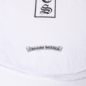 CHROME HEARTS Cut-off tank top Nose sleeve Size M Vine dagger Raglan White Good used 4a000562