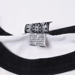 CHROME HEARTS Cut-off tank top Nose sleeve Size M Vine dagger Raglan White Good used 4a000562
