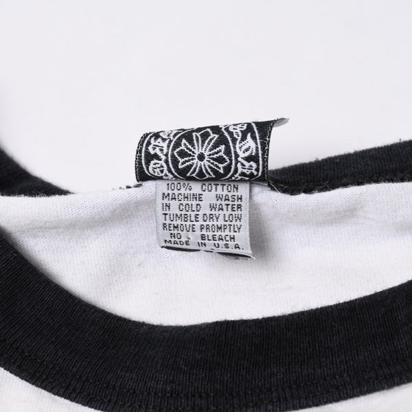 CHROME HEARTS Cut-off tank top Nose sleeve Size M Vine dagger Raglan White Good used 4a000562