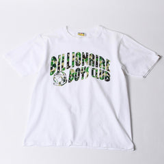 極美品 A BATHING APE BAPE GALLERY x billionaire boys club アベイシングエイプ ビリオネアボーイズクラブ Tシャツ ホワイト サイズS 中古 4a000558