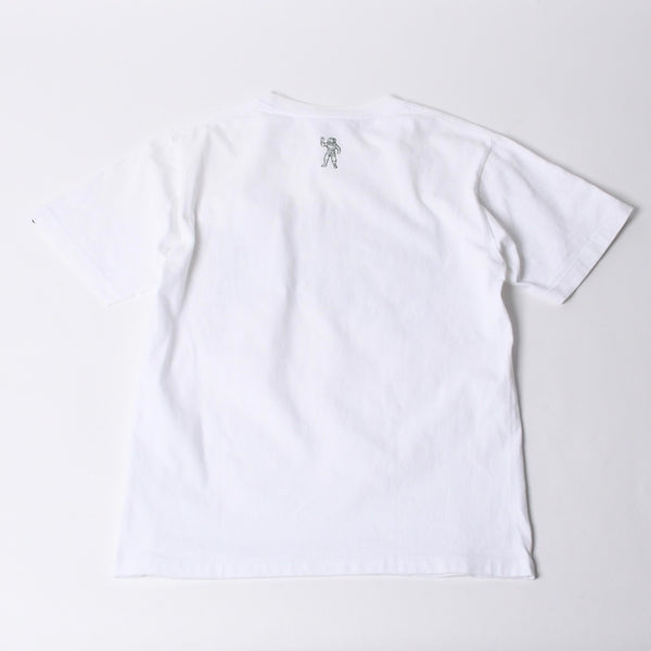 極美品 A BATHING APE BAPE GALLERY x billionaire boys club アベイシングエイプ ビリオネアボーイズクラブ Tシャツ ホワイト サイズS 中古 4a000558