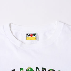 極美品 A BATHING APE BAPE GALLERY x billionaire boys club アベイシングエイプ ビリオネアボーイズクラブ Tシャツ ホワイト サイズS 中古 4a000558
