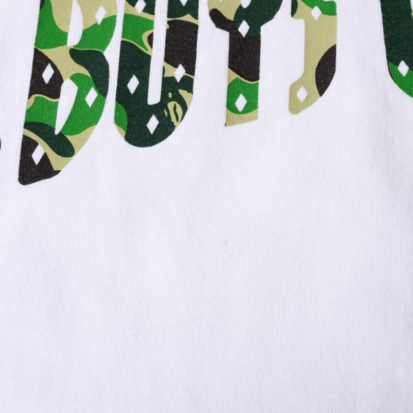 極美品 A BATHING APE BAPE GALLERY x billionaire boys club アベイシングエイプ ビリオネアボーイズクラブ Tシャツ ホワイト サイズS 中古 4a000558