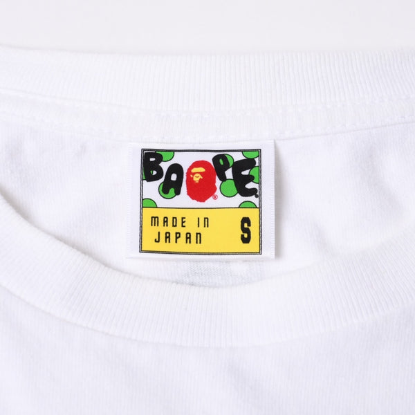 極美品 A BATHING APE BAPE GALLERY x billionaire boys club アベイシングエイプ ビリオネアボーイズクラブ Tシャツ ホワイト サイズS 中古 4a000558