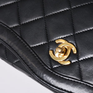 極美品 CHANEL シャネル ビジュー 横長 20cm ショルダーバッグ 1番台 ミニマトラッセ ショルダーチェーン ラムスキン 中古 4a001065