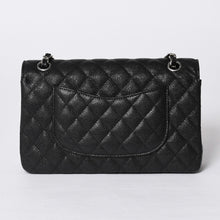 画像をギャラリービューアに読み込む, 新品同様 CHANEL シャネル マトラッセ25 Wフラップ Wチェーンショルダーバッグ AO1112 27番台 キャビアスキン シルバー金具 中古 4a001063