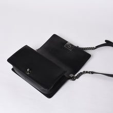 画像をギャラリービューアに読み込む, 極美品 CHANEL シャネル ボーイシャネル ショルダーバッグ ラムスキン 22番台 ブラック シルバー金具 中古 4a000908