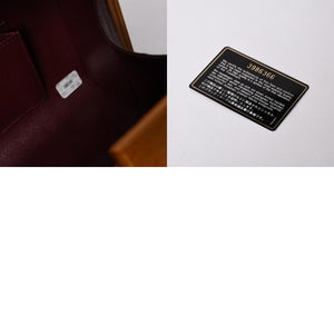 CHANEL シャネル wood vanity ウッドバニティ ハンドバッグ 3番台 ウッド レザー ブラウン シルバー金具 美品 中古 4a000897